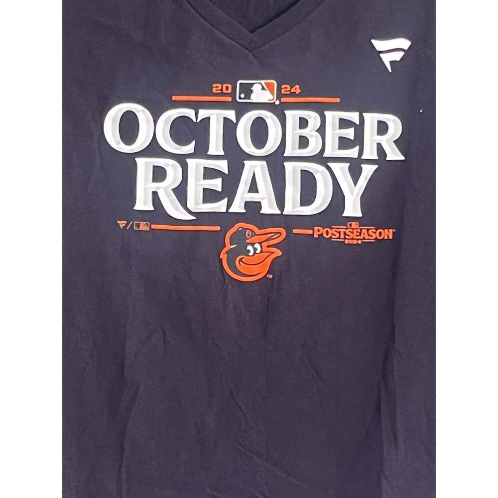 Fanatics Women's Black Baltimore Orioles 2024 MLB Postseason Size Medium - Picture 3 of 7